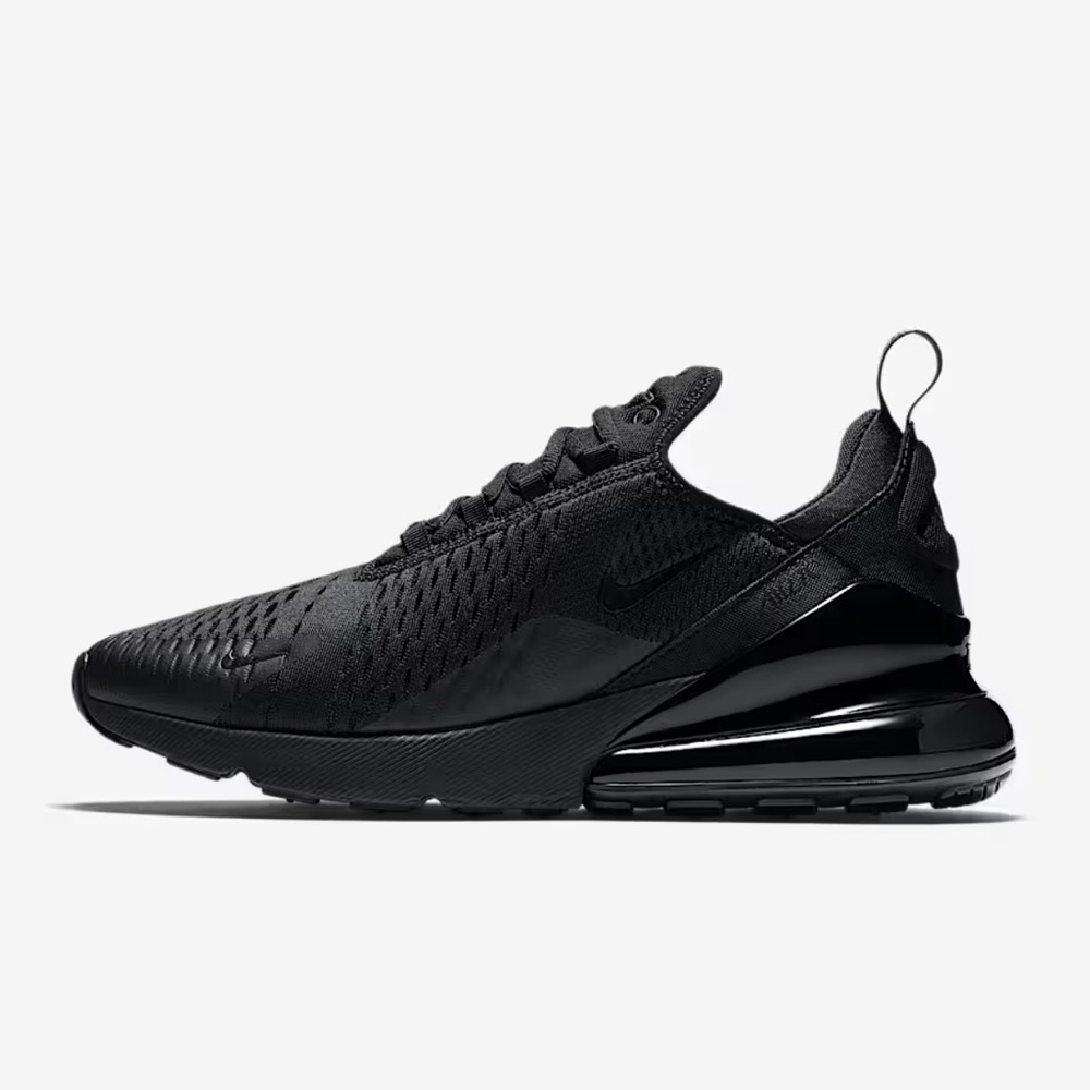 Nike Air Max 270 Triple Black Shoes
Sizes 12.5 - Picture 2 of 11
